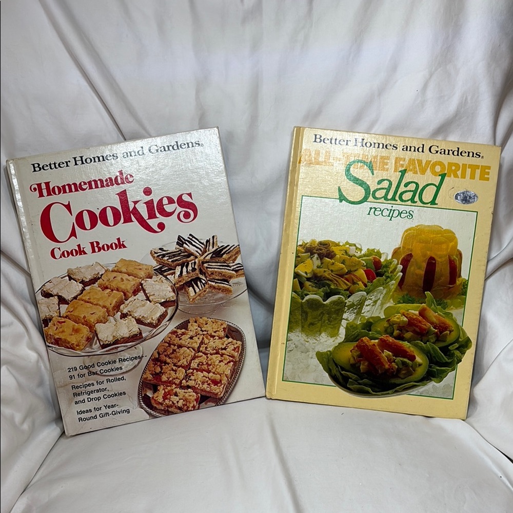 Better Homes And Gardens Cookbooks Homemade Cookies & All-Time Favorite Salads